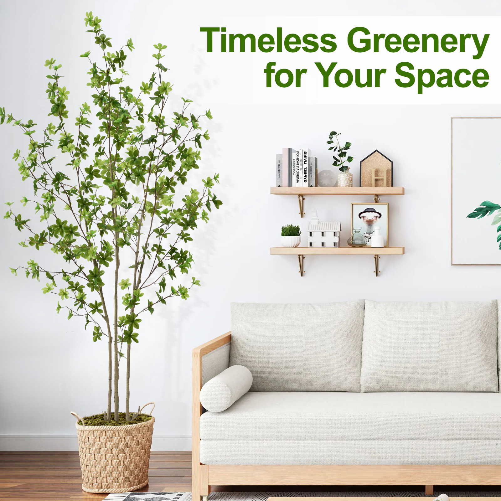 6ft Tall Artificial Enkianthus Tree