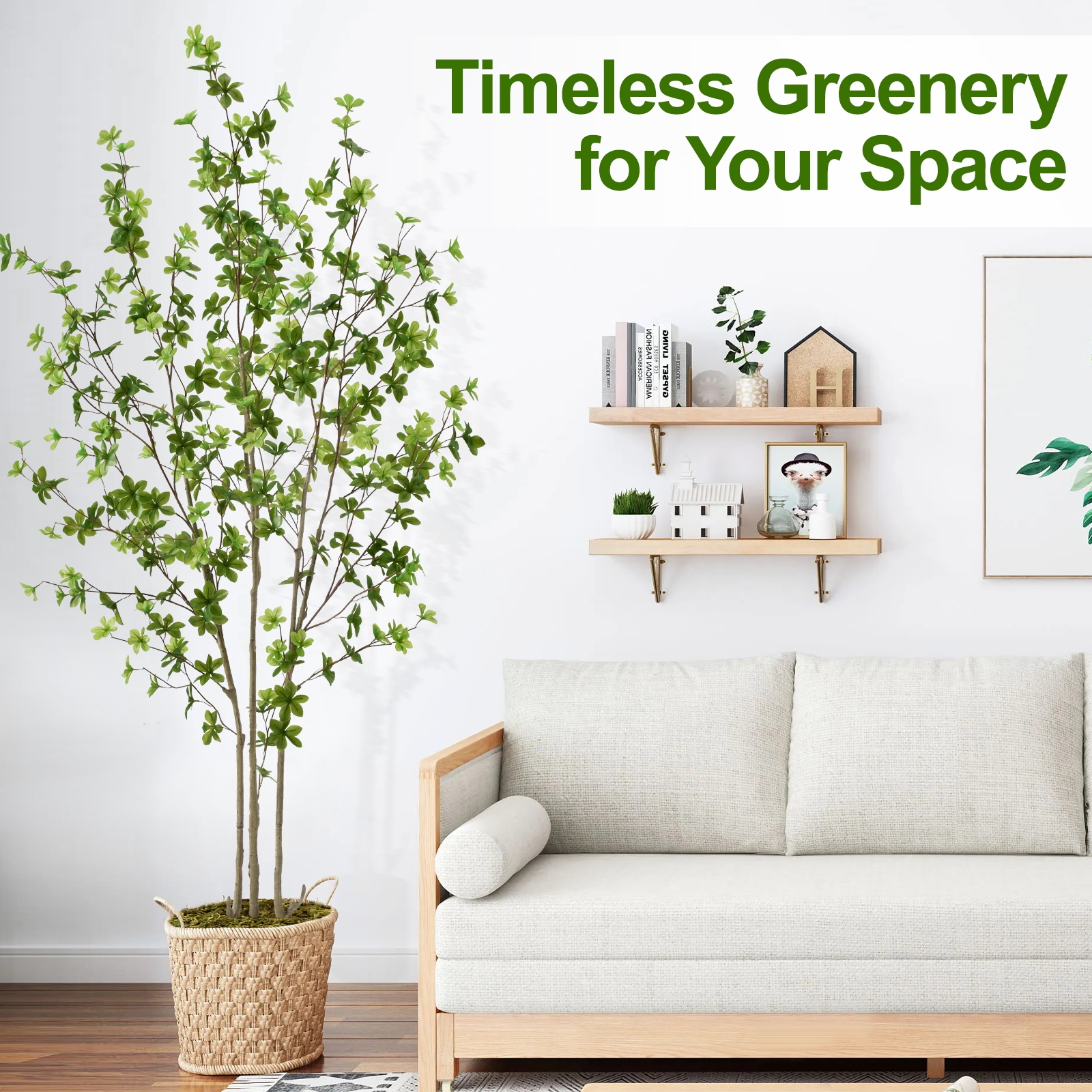 6ft Tall Artificial Enkianthus Tree