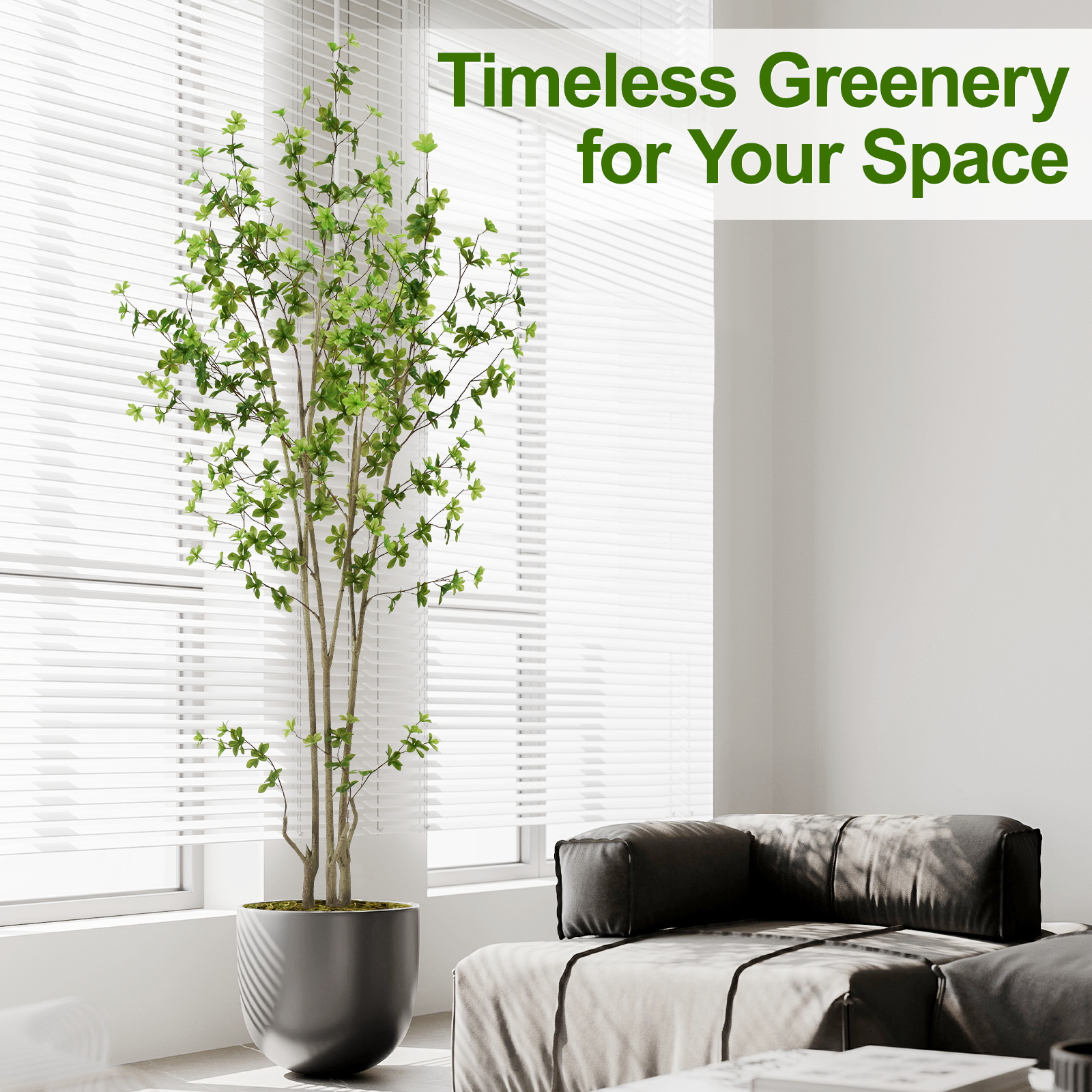 6ft Tall Artificial Enkianthus Tree