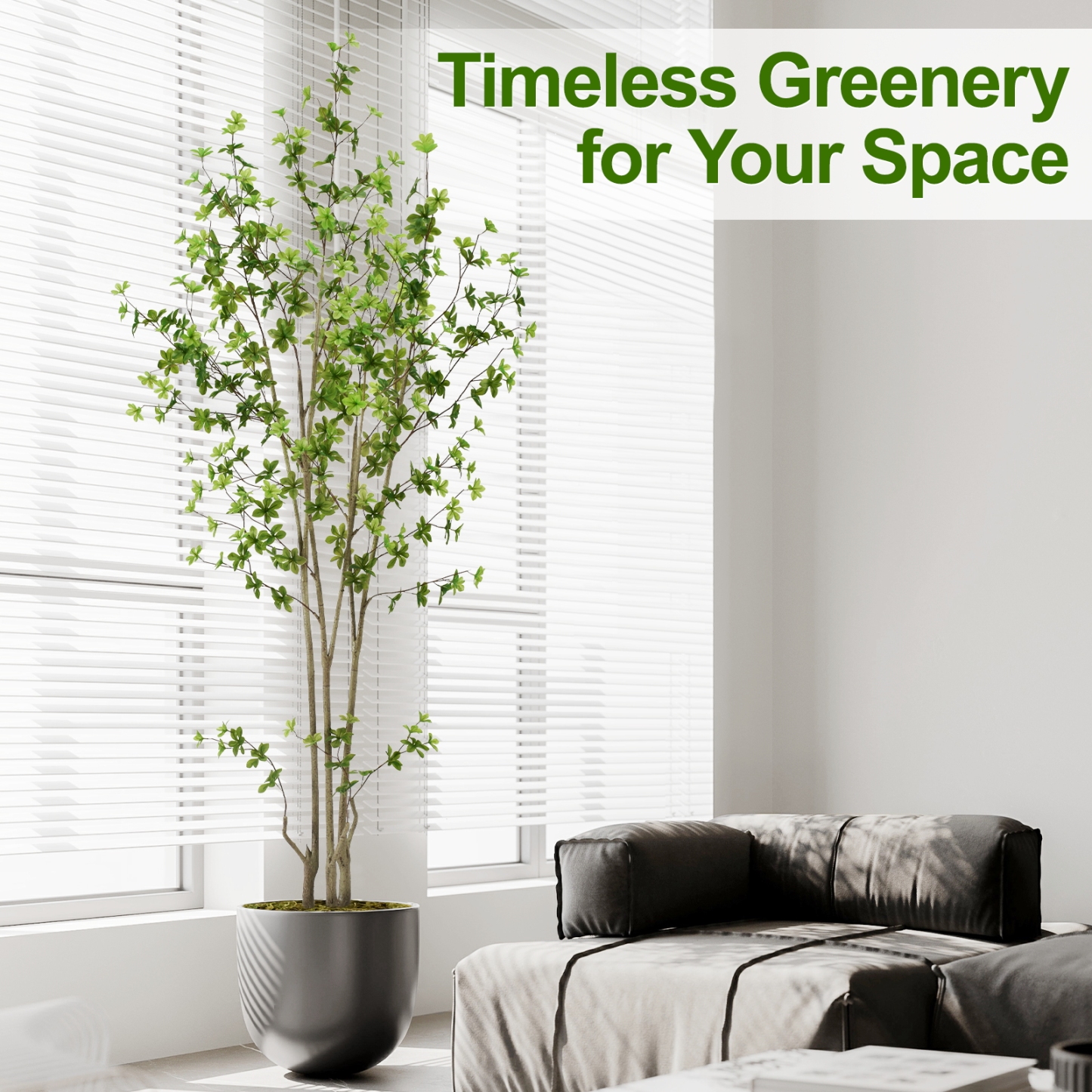 6ft Tall Artificial Enkianthus Tree