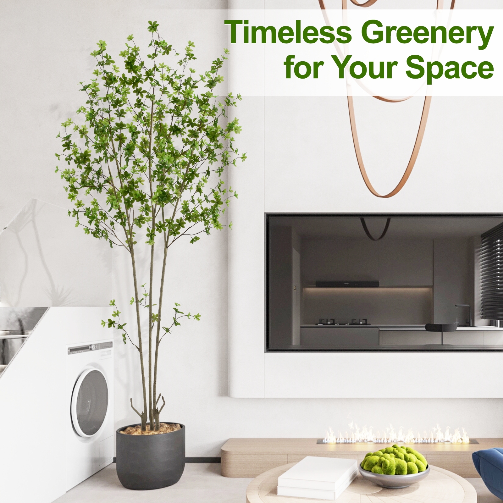 6ft Tall Artificial Enkianthus Tree