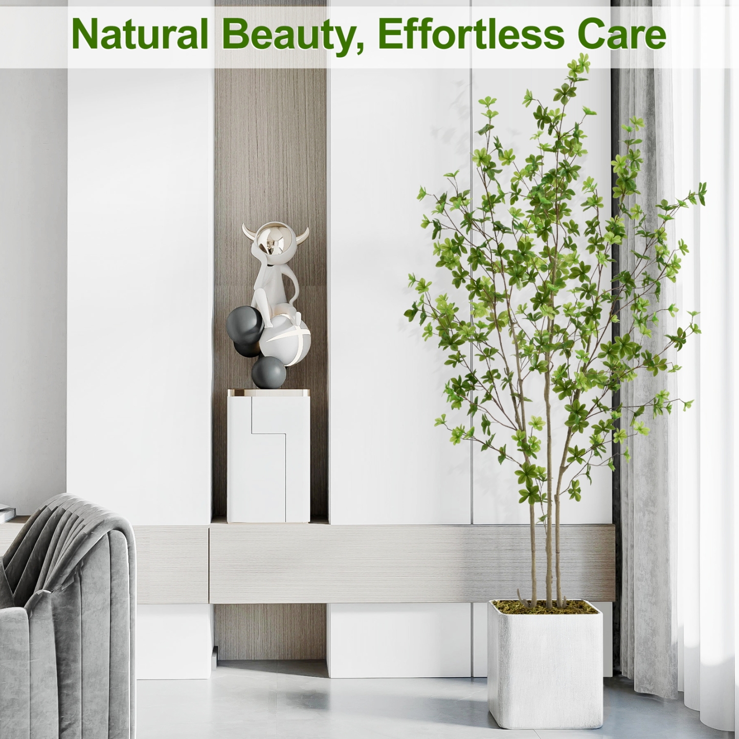 6ft Tall Artificial Enkianthus Tree