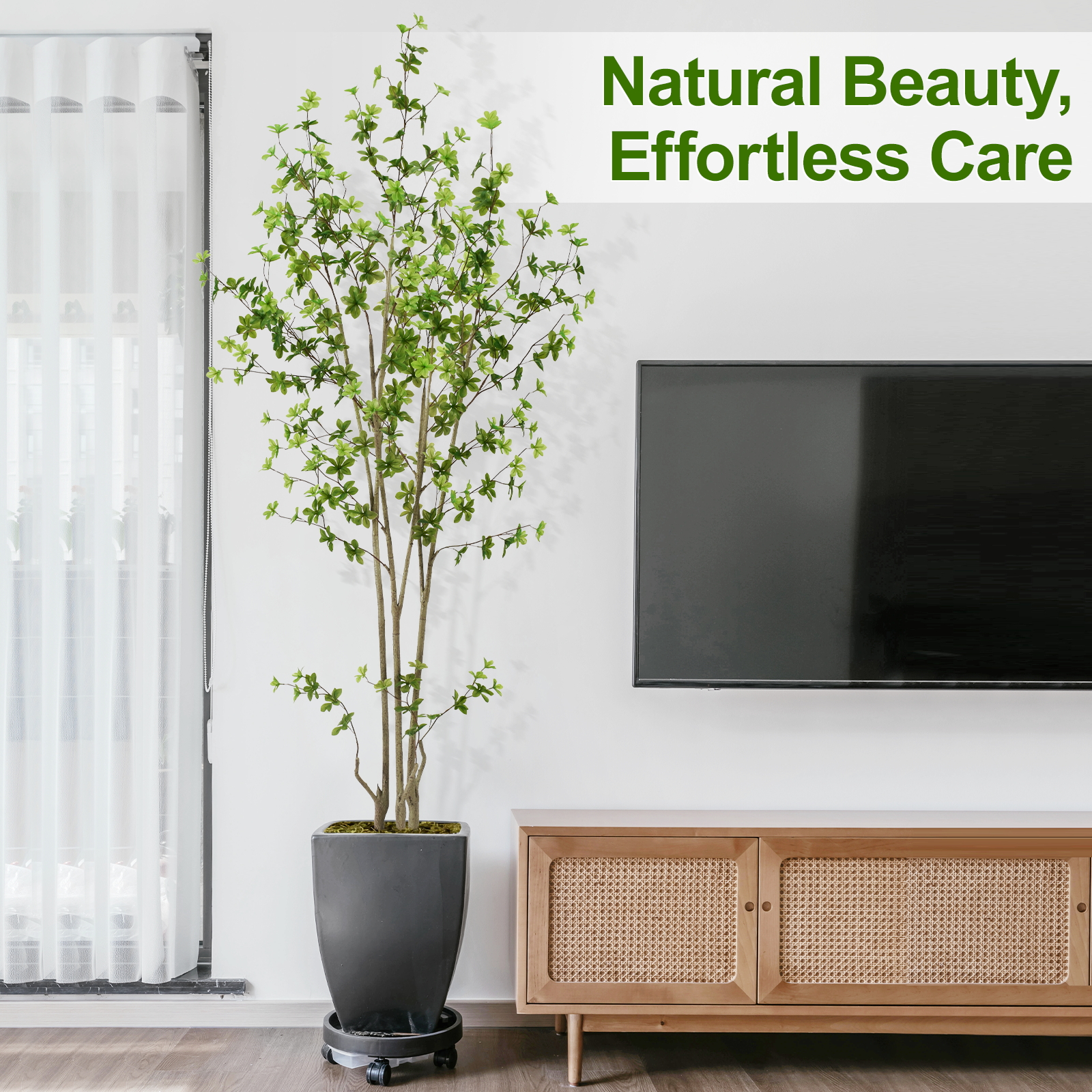 6ft Tall Artificial Enkianthus Tree