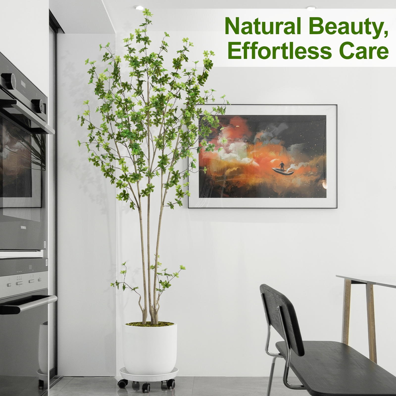 6ft Tall Artificial Enkianthus Tree