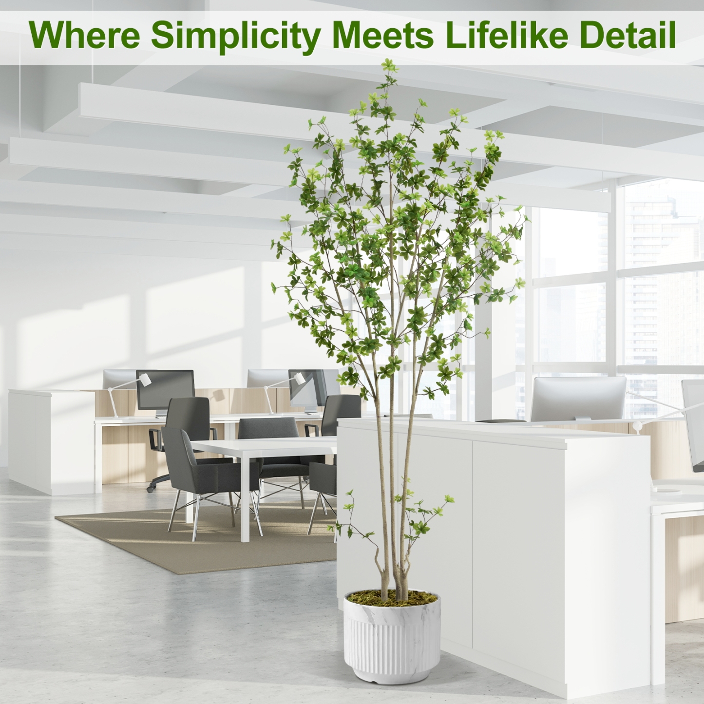 6ft Tall Artificial Enkianthus Tree