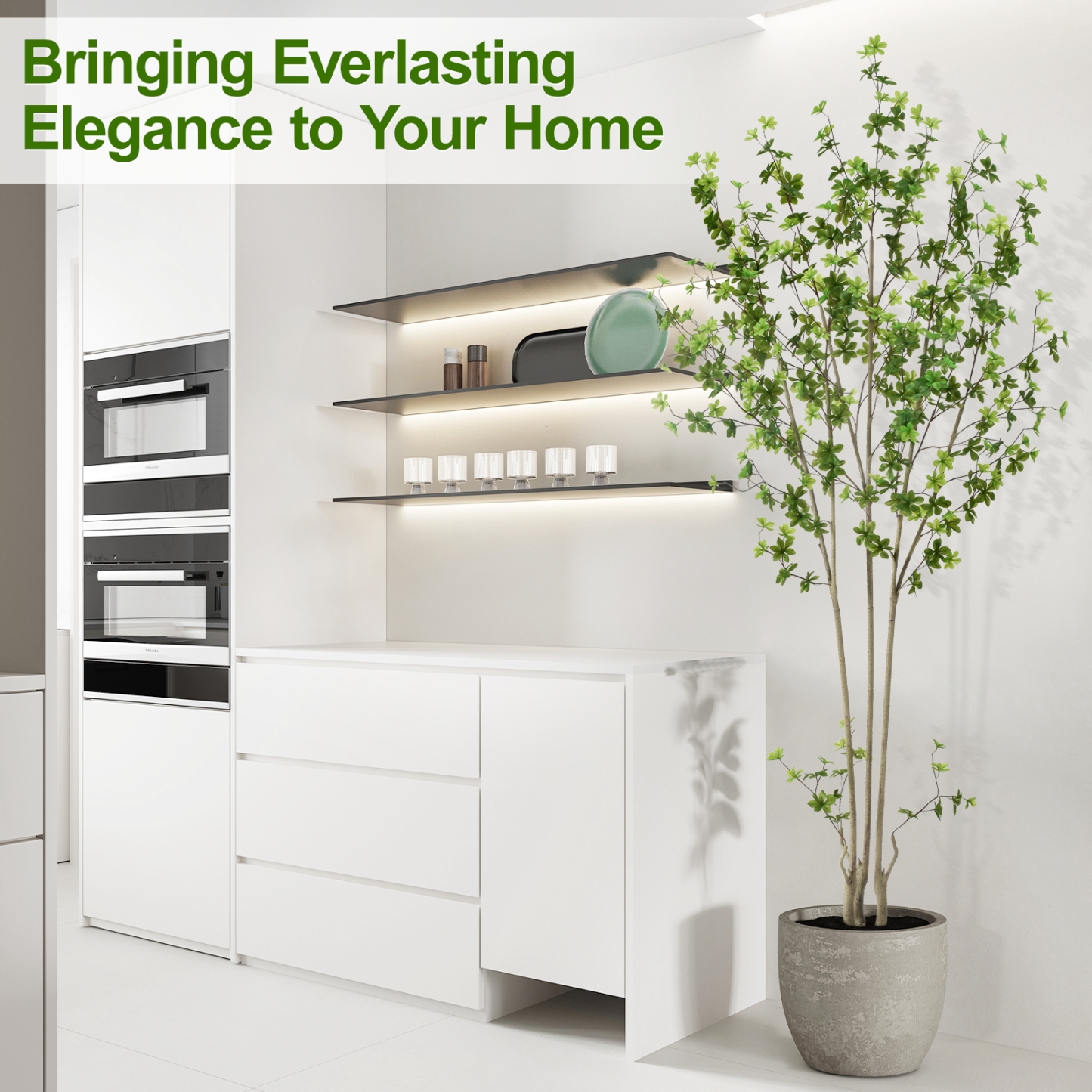 6ft Tall Artificial Enkianthus Tree