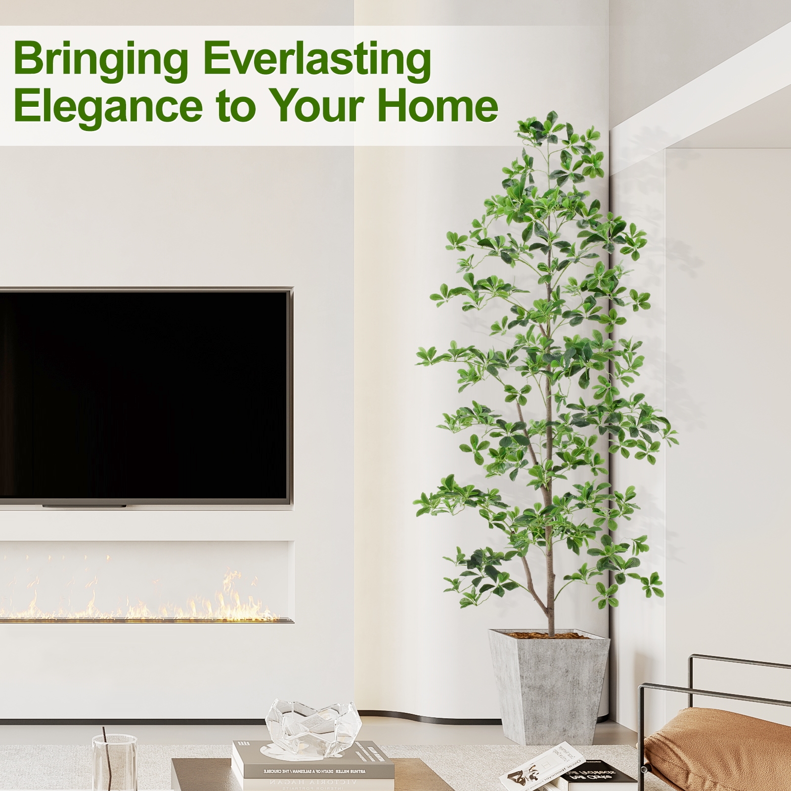 6ft Tall Artificial Black Olive Tree with 945 Lifelike Leaves