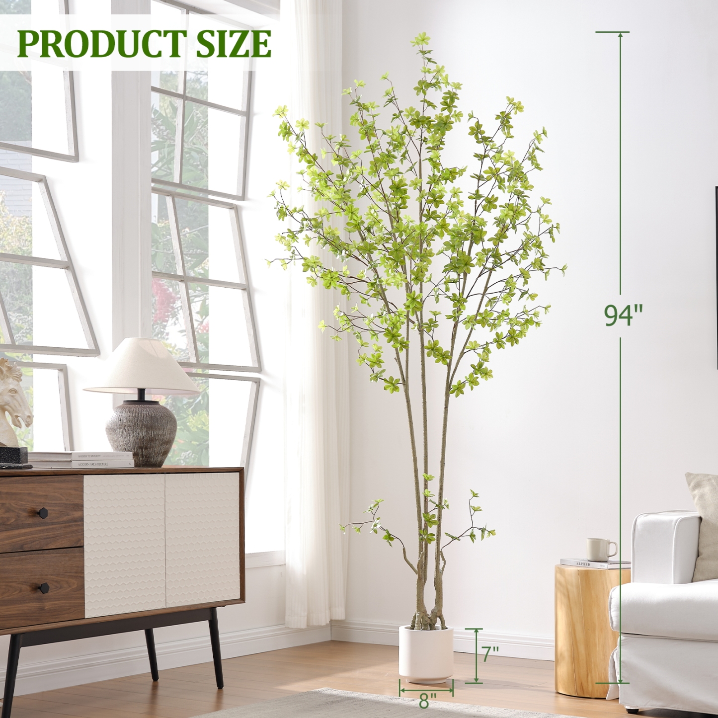 6ft Tall Artificial Enkianthus Tree