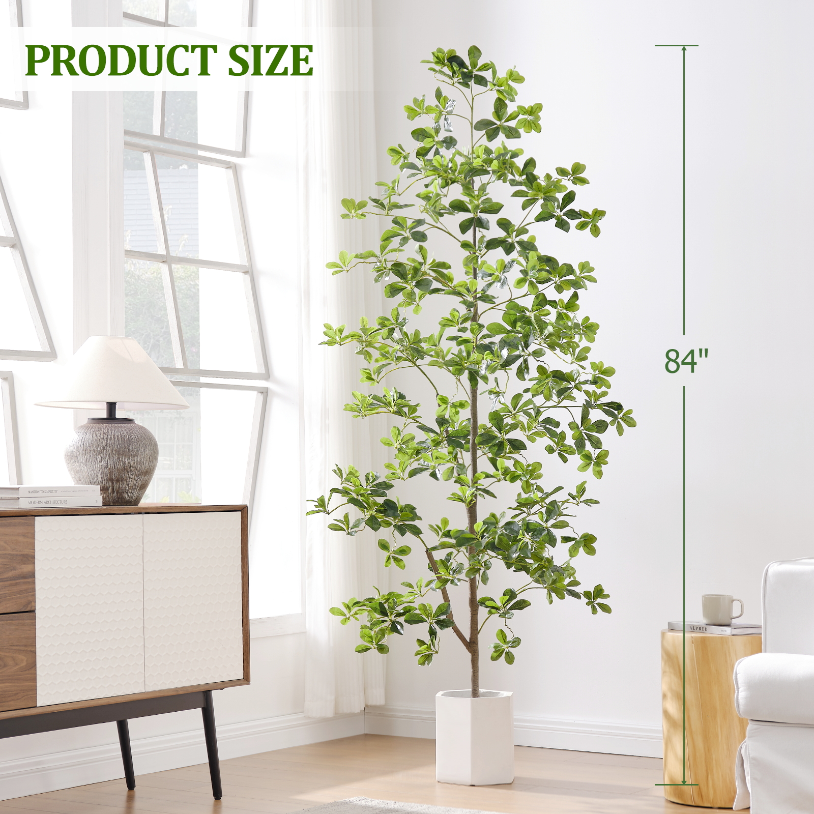 6ft Tall Artificial Black Olive Tree with 945 Lifelike Leaves