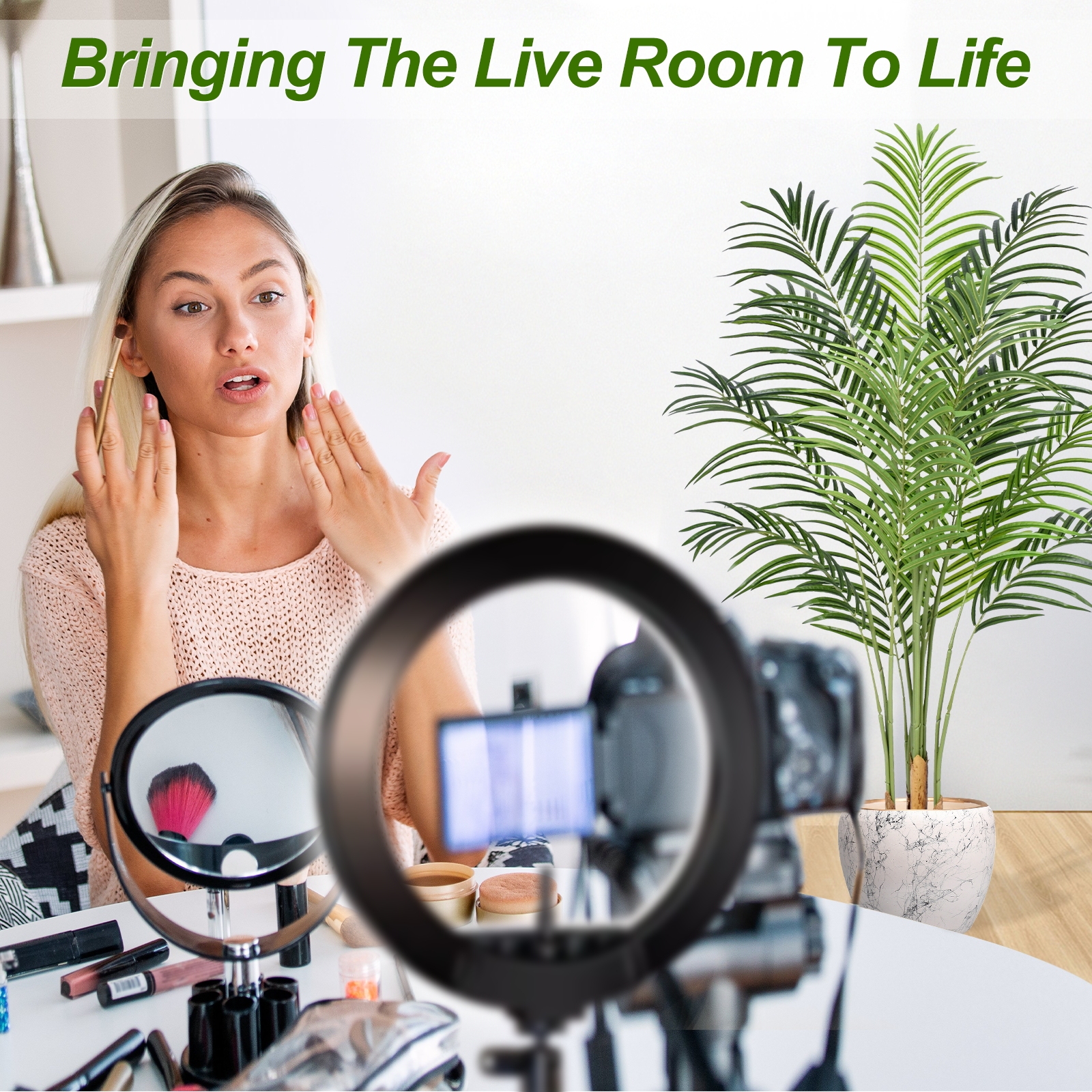 Keeplush Artificial Areca Palm Tree