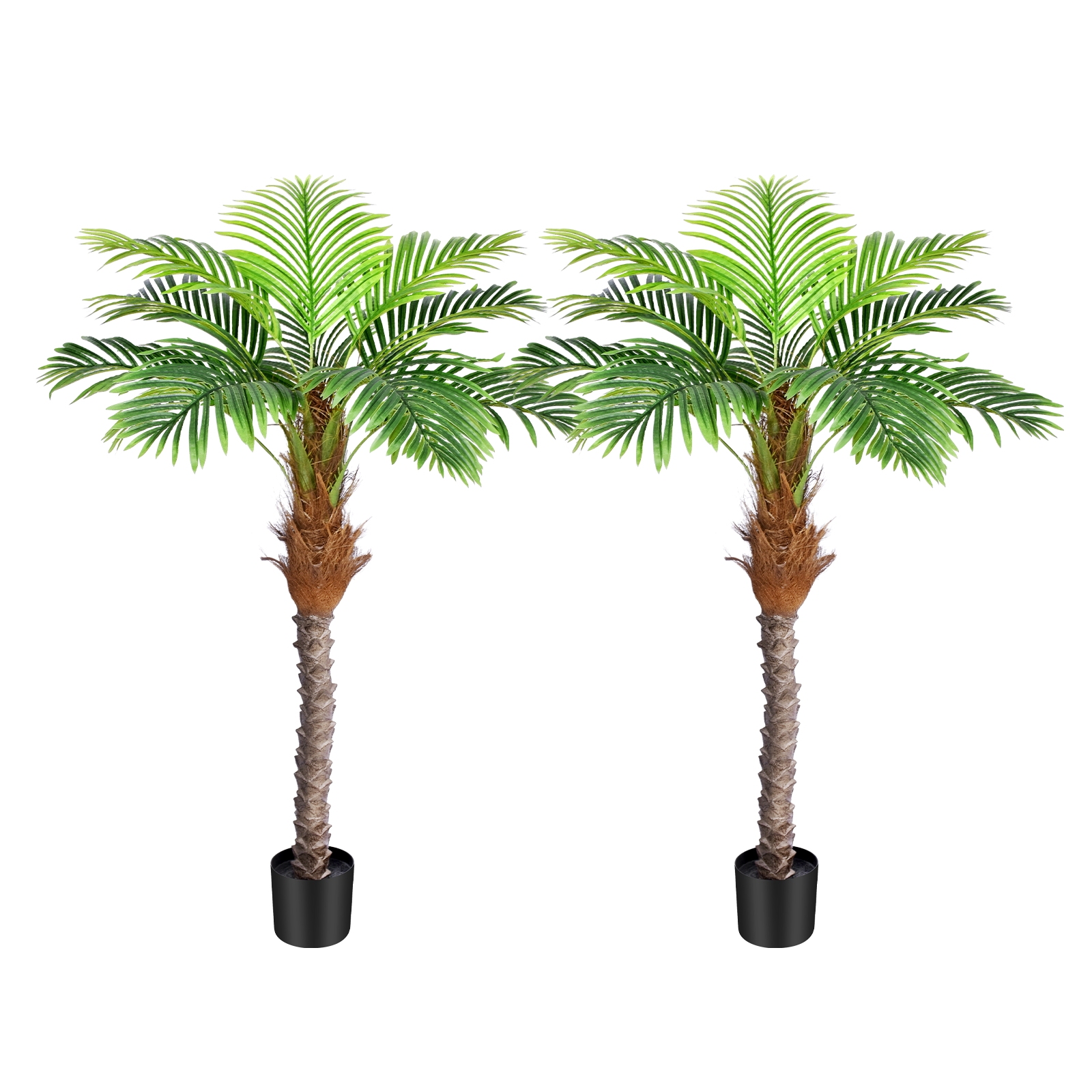 Keeplush 5ft Faux Phoenix Palm Tree 2 pieces