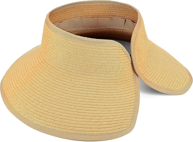 Women's Wide Brim Sun Visor Packable