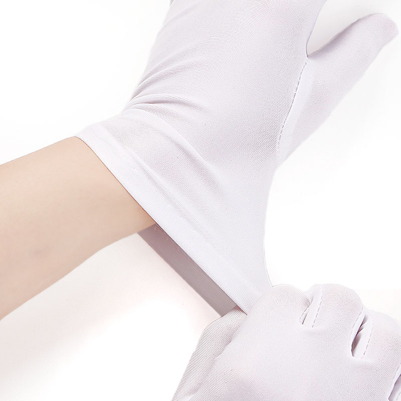 Men's Formal Dress Gloves - Police & Honor Guard Parade Gloves, Nylon-Cotton Blend for Official Ceremonies