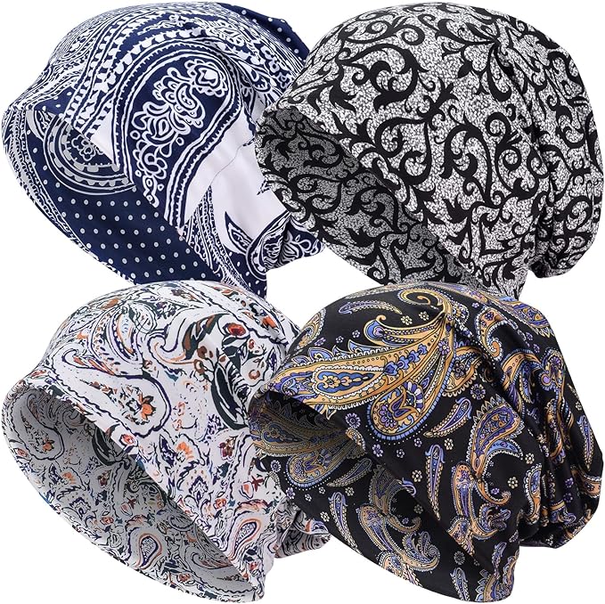 4 Pack Slouchy Beanie Hat for Men/Women