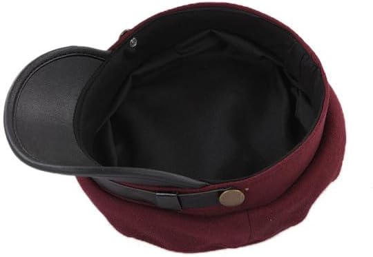 Classic Chauffeur Hat - Vintage Newsboy Cap for Men & Women, Retro Driver Beret Costume Accessory