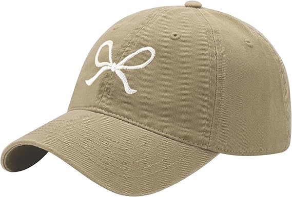 Y2K Bow-Tie Trucker Hat - Adjustable Baseball Cap for Women & Men, Sun Visor for Hiking & Travel
