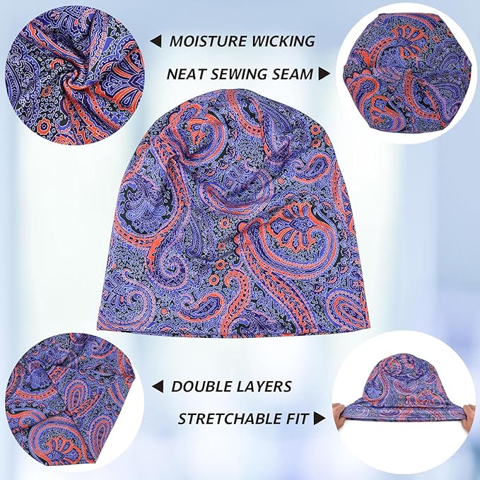 4 Pack Slouchy Beanie Hat for Men/Women