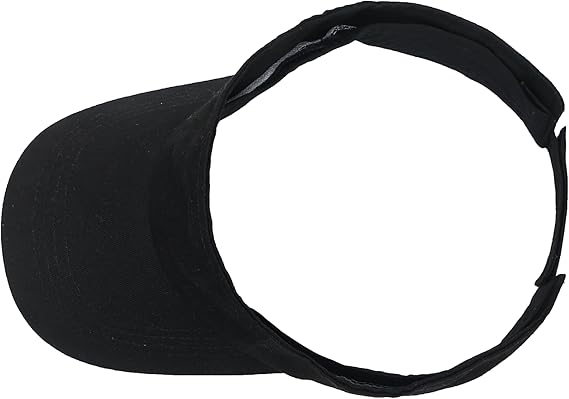 Unisex Sports Sun Visor Hat - Adjustable Breathable Cotton Baseball Cap for Men & Women, Empty Top UV Protection Running Golf Tennis Hat