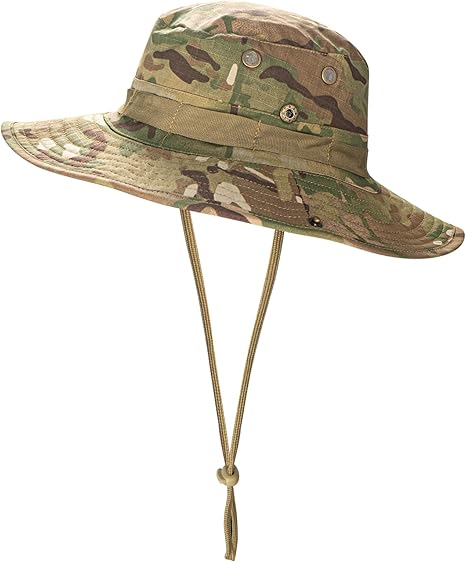 Men's & Women's UPF 50+ Sun Hat - Wide Brim Boonie Bucket Hat for UV Protection, Fishing, Hiking, Safari & Outdoor Activities