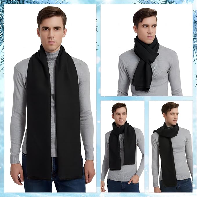 2-Pack Striped Scarf For Men And Women