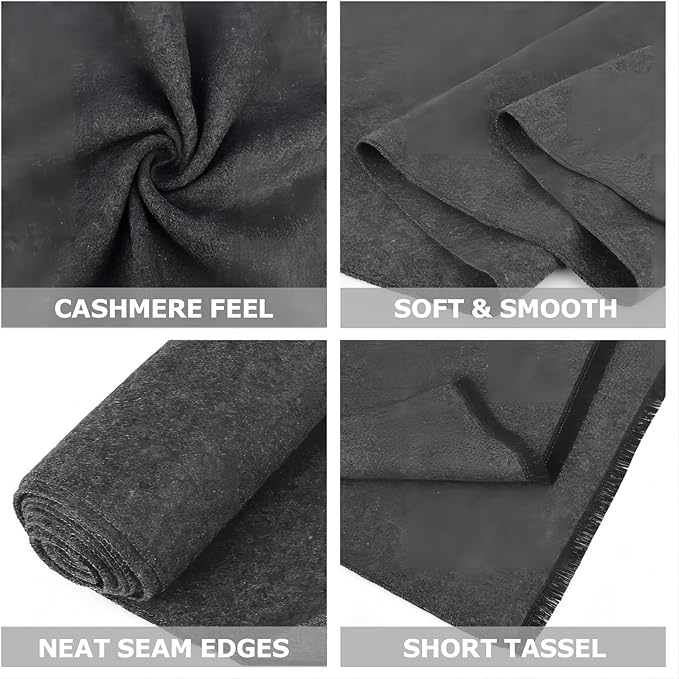 2-Pack Striped Scarf For Men And Women