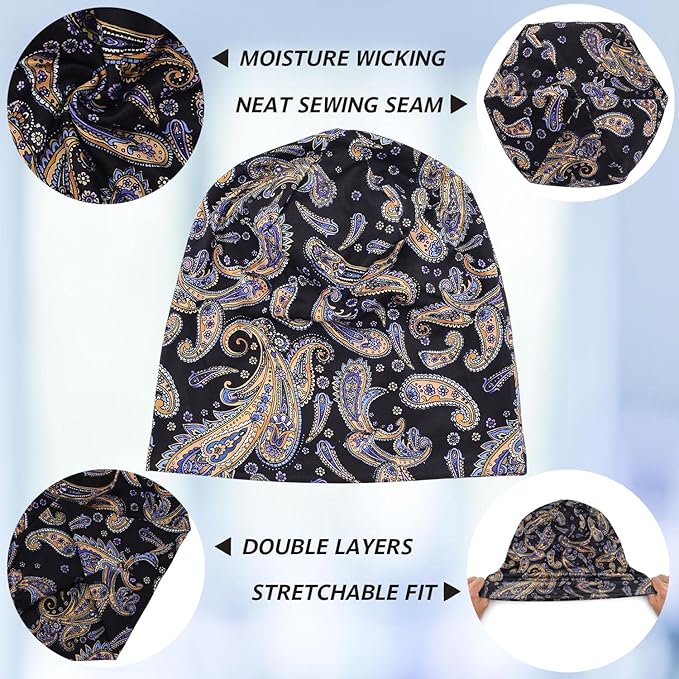 4 Pack Slouchy Beanie Hat for Men/Women