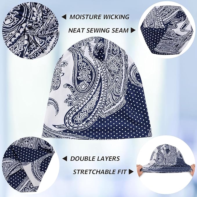 4 Pack Slouchy Beanie Hat for Men/Women