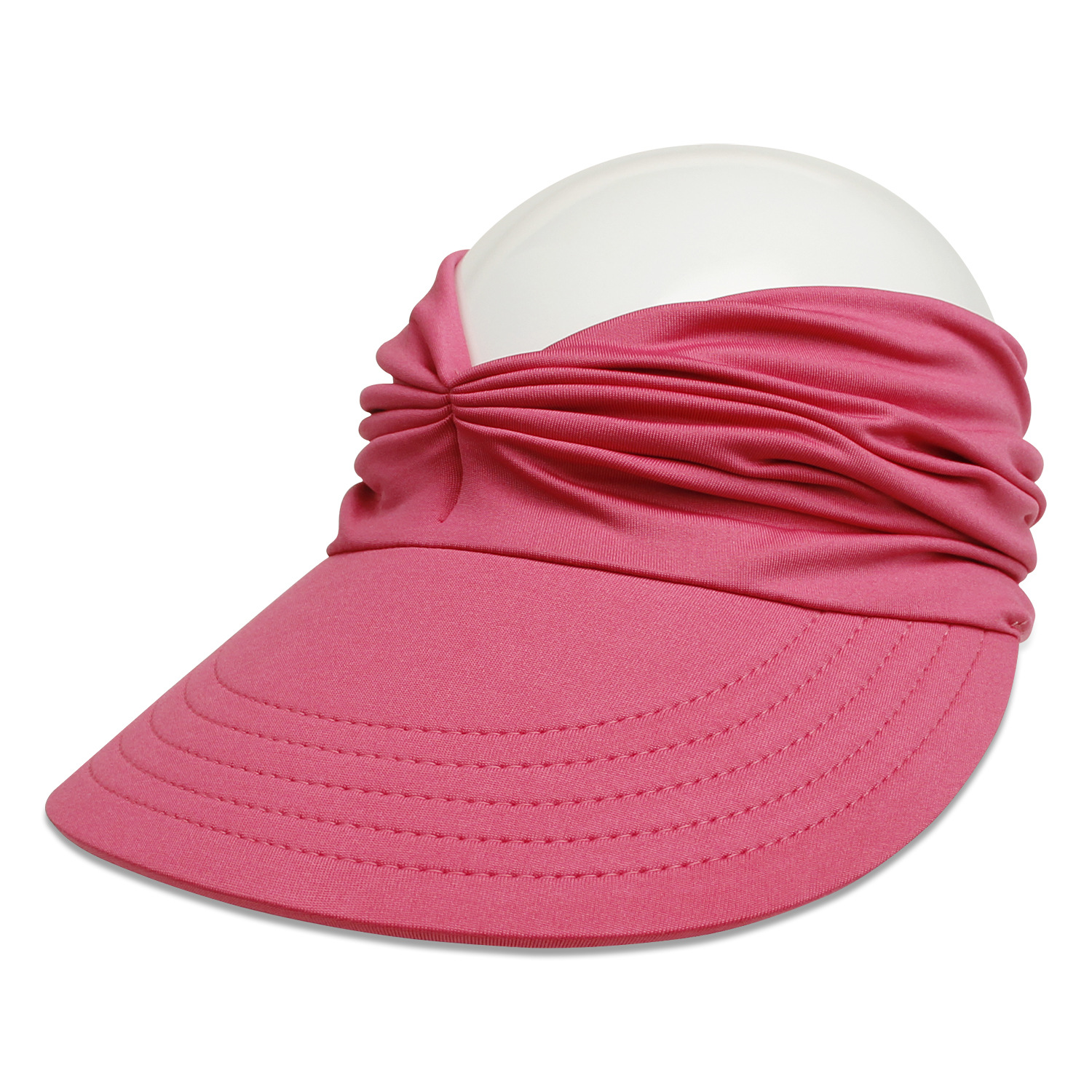 Women's Wide Brim Sun Visor Hat - UPF 50+ UV Protection Sports Cap for Beach, Golf & Hiking, Breathable Mesh Summer Sun Hat
