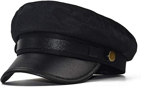 Classic Chauffeur Hat - Vintage Newsboy Cap for Men & Women, Retro Driver Beret Costume Accessory
