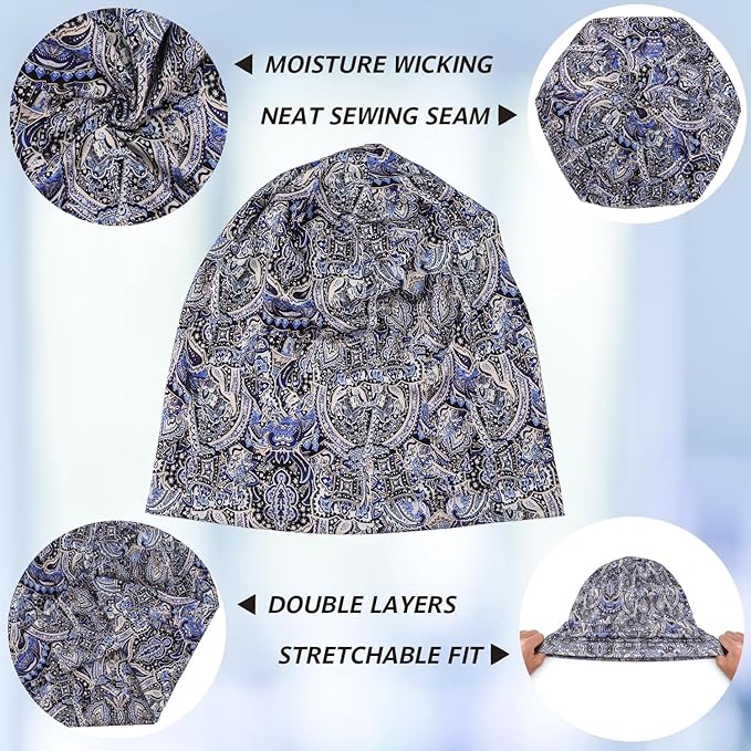 4 Pack Slouchy Beanie Hat for Men/Women