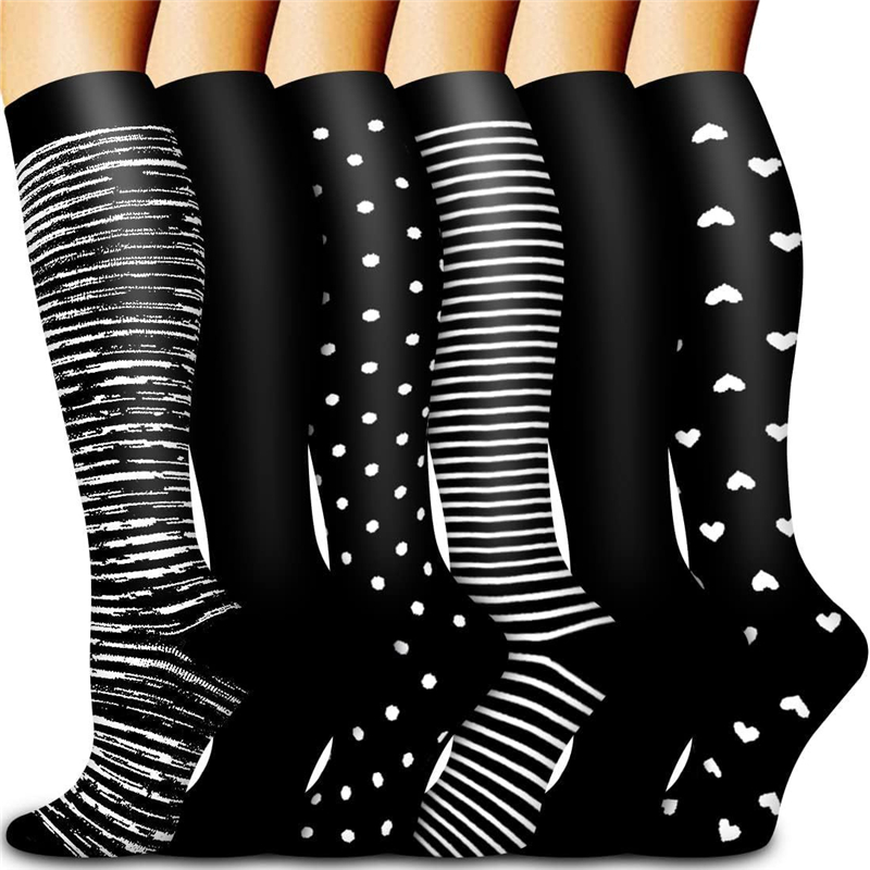 30-40 Mmhg Compression Socks for Women Nurses, Running, Hiking, Recovery