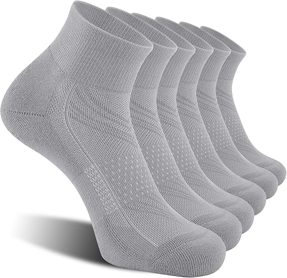 6-Pack Mens Athletic Socks Sport Socks Running Socks