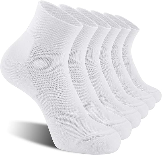6-Pack Mens Athletic Socks Sport Socks Running Socks