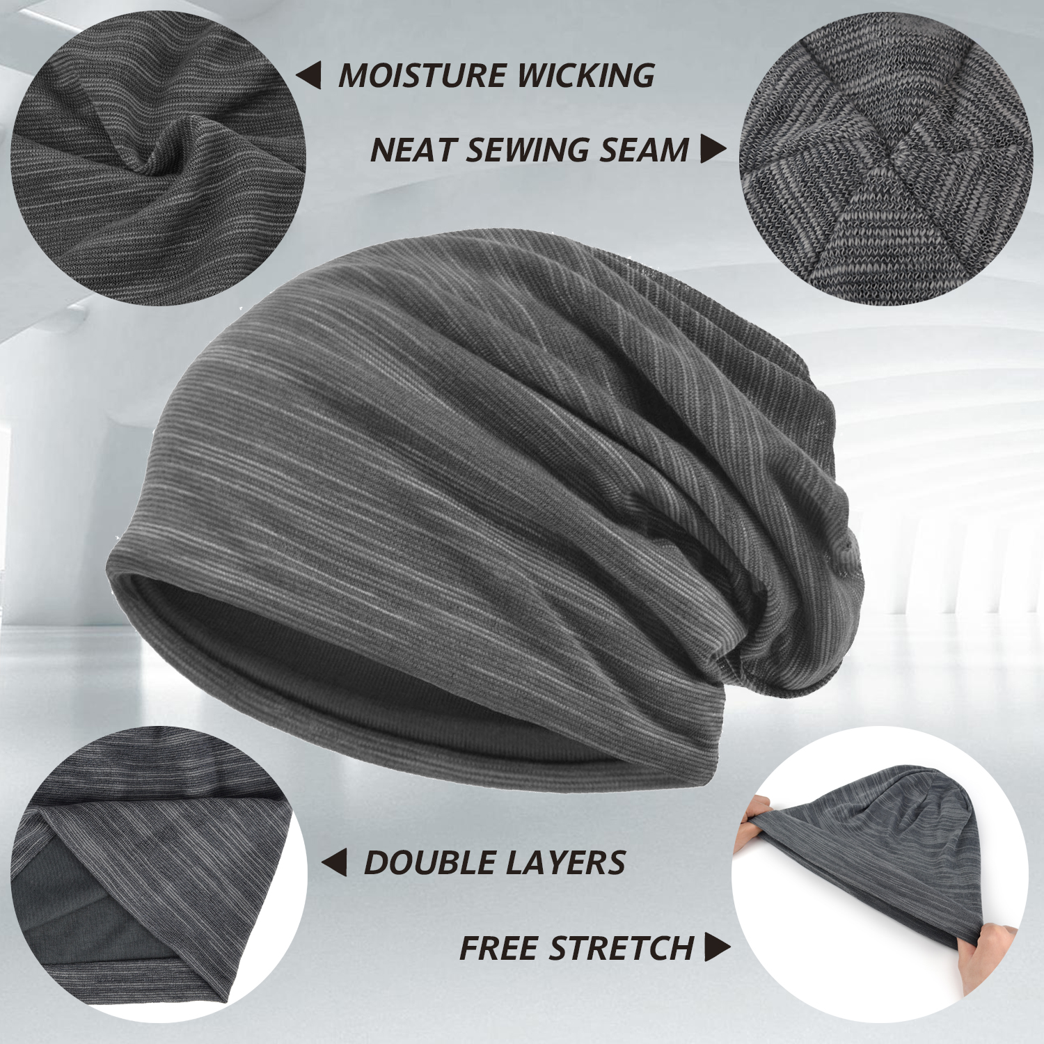 EINSKEY Slouch Beanie Hat for Men & Women