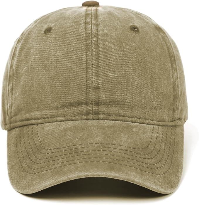 Men Women Baseball Cap-Low Profile Adjustable Washed Cotton Golf Dad Hat