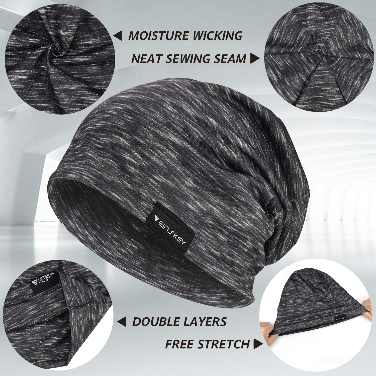 Slouchy Beanie Hat for Men/Women-EINSKEY