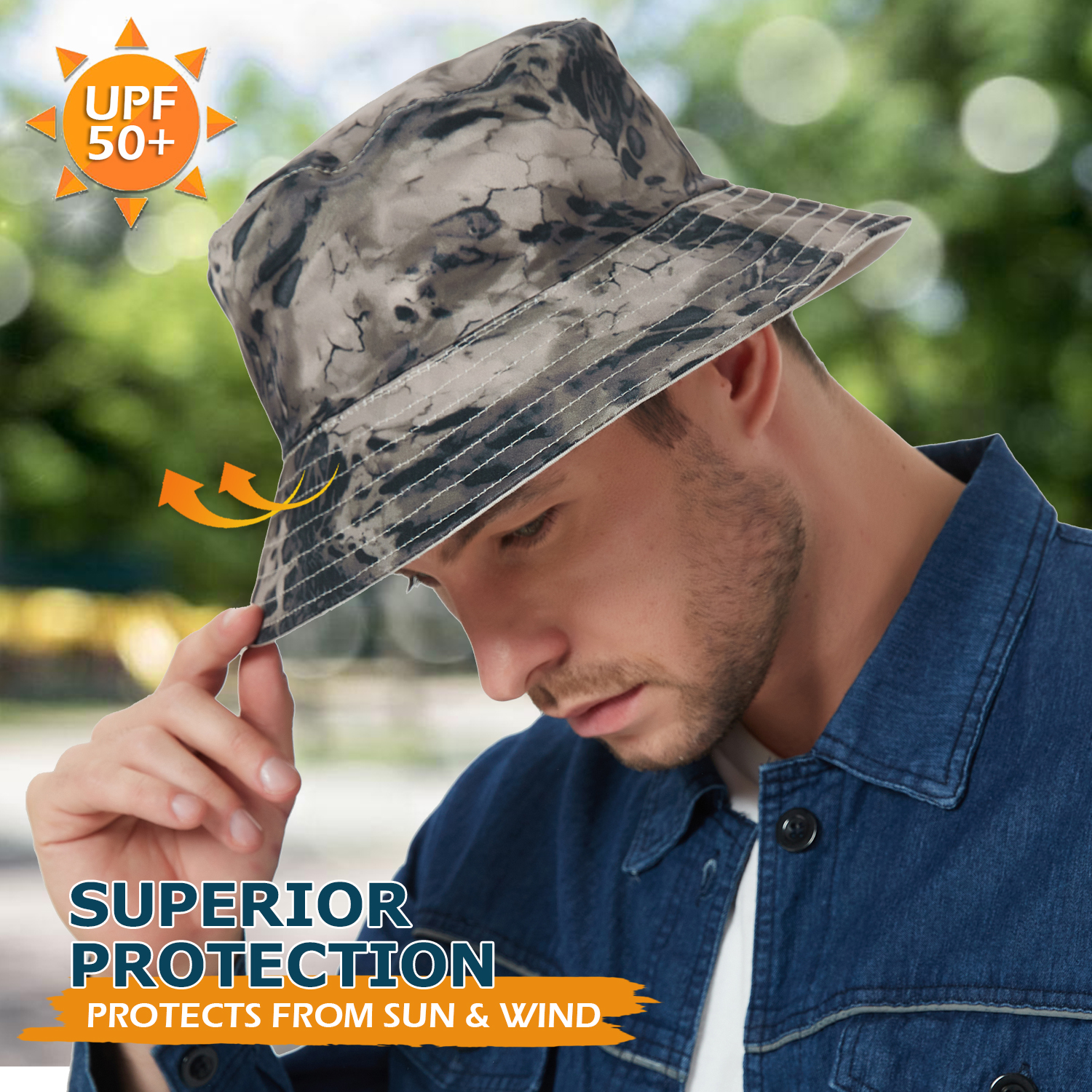 Reversible Bucket Hat for Men/Women