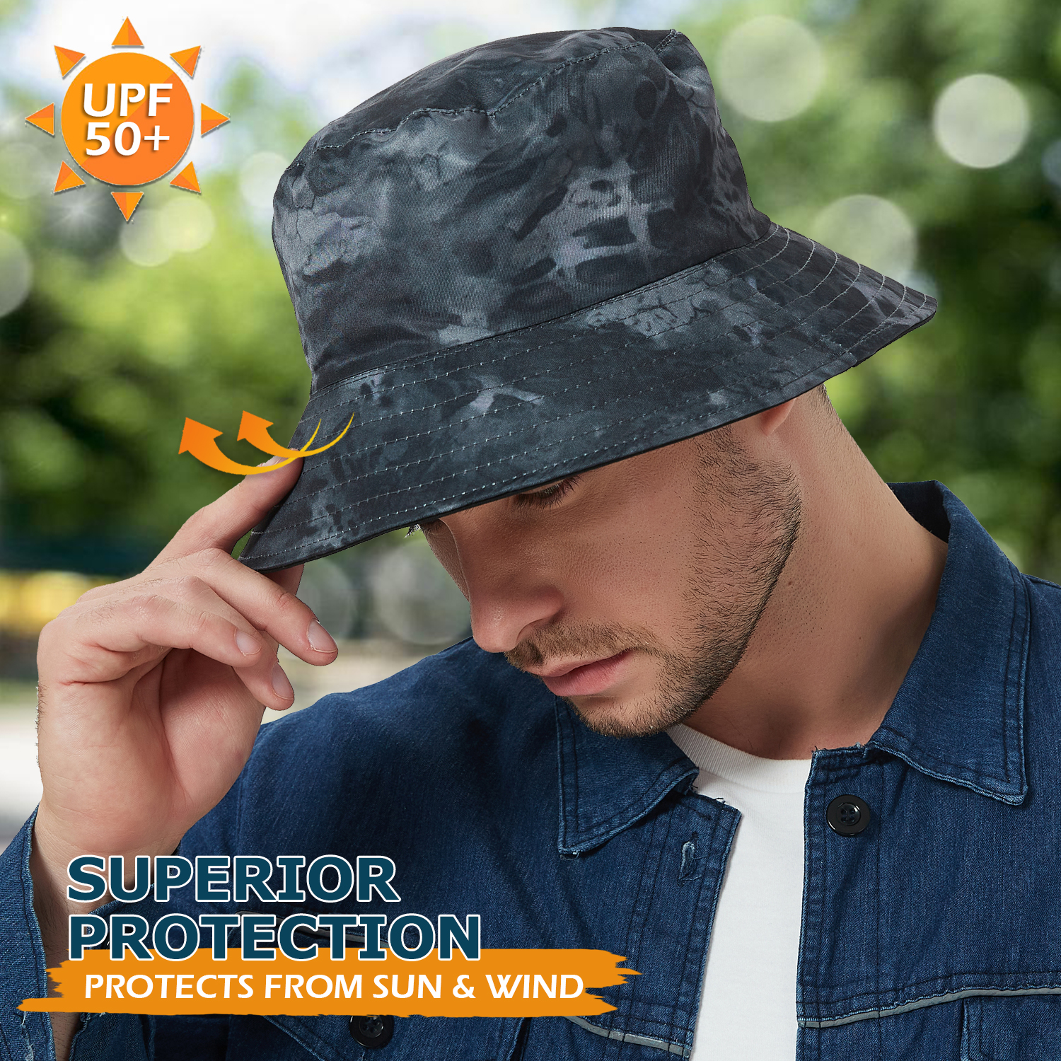 Reversible Bucket Hat for Men/Women