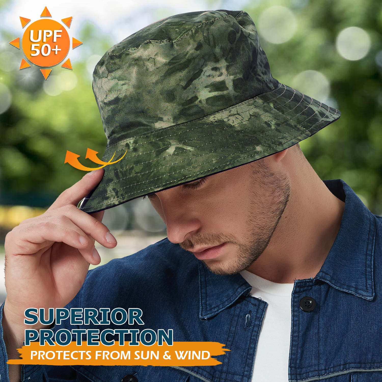 Reversible Bucket Hat for Men/Women