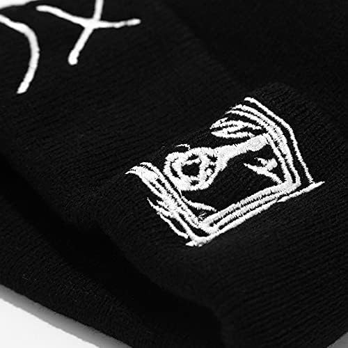 Fashion Autumn Winter Warm Beanie Hats Embroidery Cotton Caps Men Women Knitted Hip Hop Hats