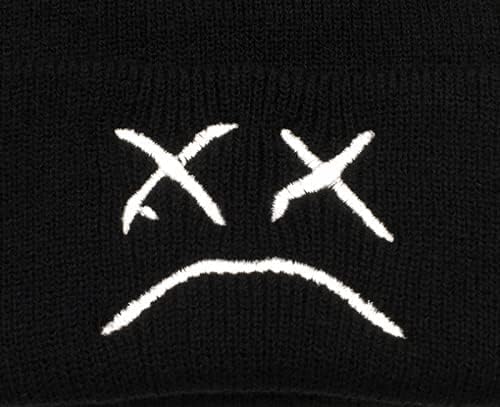 Fashion Autumn Winter Warm Beanie Hats Embroidery Cotton Caps Men Women Knitted Hip Hop Hats