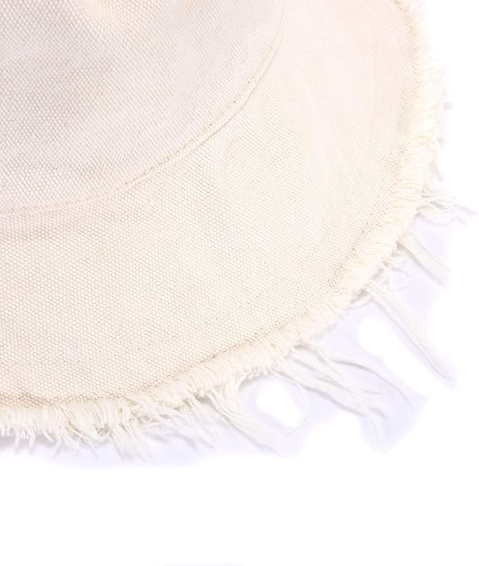 Women's Wide Brim Sun Hat - UPF 50+ Summer Beach Hat, Lightweight Breathable Cotton Bucket Hat for Travel, Gardening & Outdoor Activities