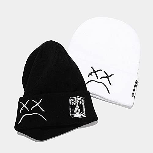 Fashion Autumn Winter Warm Beanie Hats Embroidery Cotton Caps Men Women Knitted Hip Hop Hats