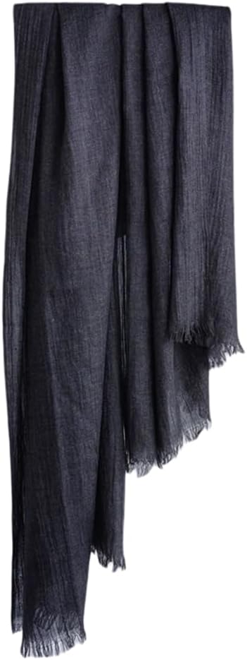 Lightweight Gauze Shawl Wrap for Women – Breathable Linen-Style Summer Scarf, Beach Cover-Up & Elegant Evening Wedding Accessory