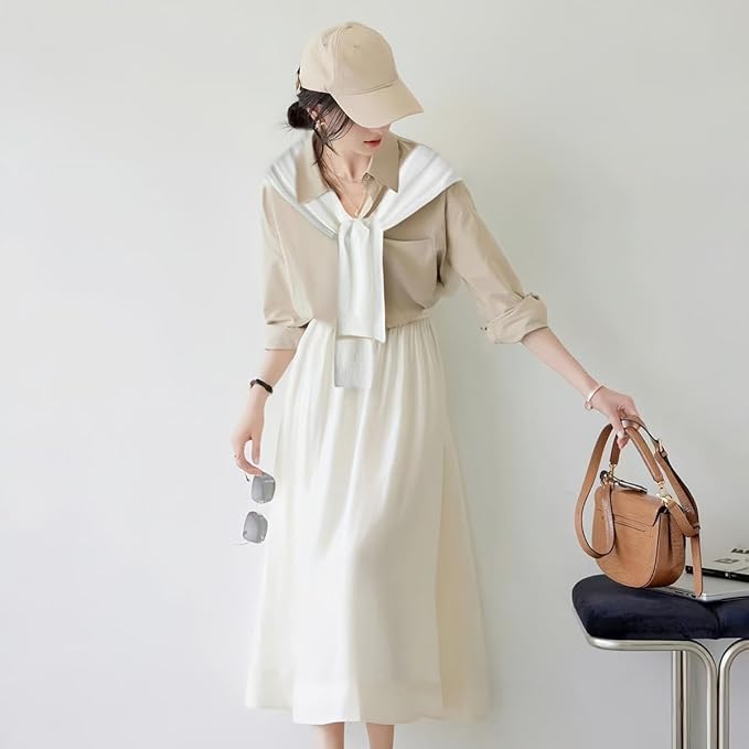 Women's Knitted Sweater Wrap - Versatile Knotted Shawl & Fashionable Cape Scarf for Travel, Casual & Office Wear