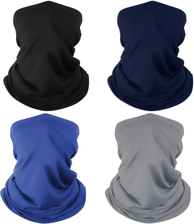 Unisex Neck Gaiter - Cooling Sun Protection Face Mask & Bandana Scarf for Men & Women, Multi-Functional Headwear for Outdoor Sports