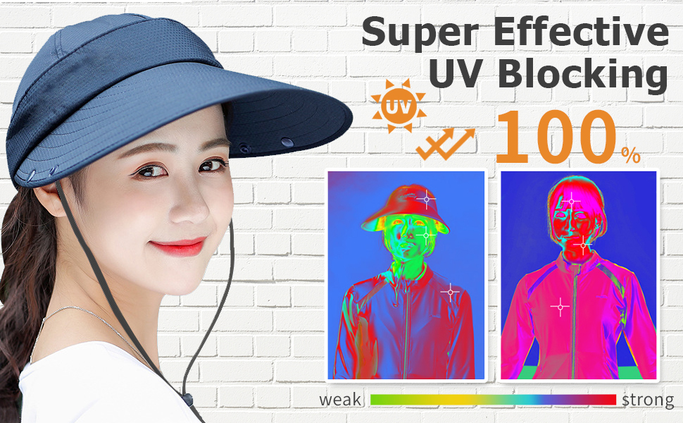 Wide Brim Sun Hat – Multifunctional UPF 50 Protection Bucket Fishing Hat Cap