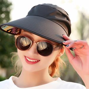 Sun Hats for Women Wide Brim UV Protection Sun Hat Summer Beach Packable Visor