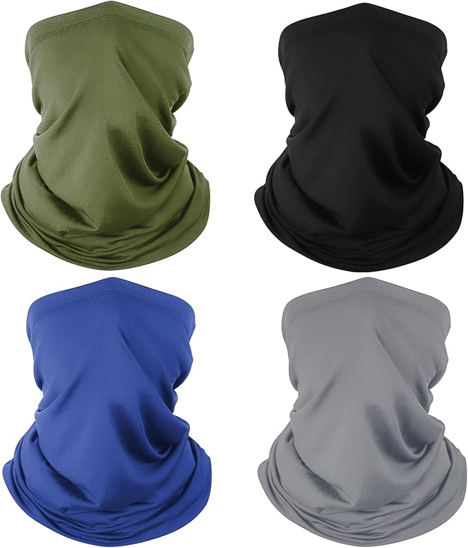 Unisex Neck Gaiter - Cooling Sun Protection Face Mask & Bandana Scarf for Men & Women, Multi-Functional Headwear for Outdoor Sports