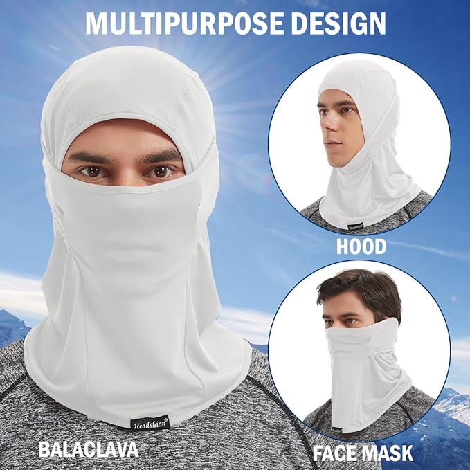 2 Pack Cooling Balaclava Face Mask Men Women Summer